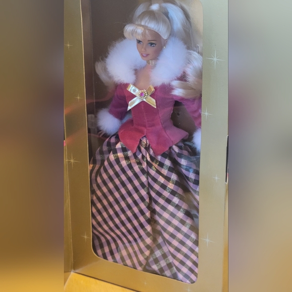 NIB VTG Mattel Barbie Winter Rhapsody 1996 An Avon Exclusive 2nd in a Series - Picture 6 of 16